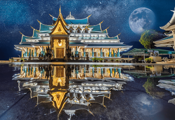 Puzzle Wat Pa Phu Kon, Thailand