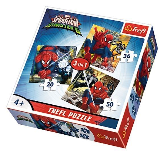 Puzzle Spiderman 3 contre 1