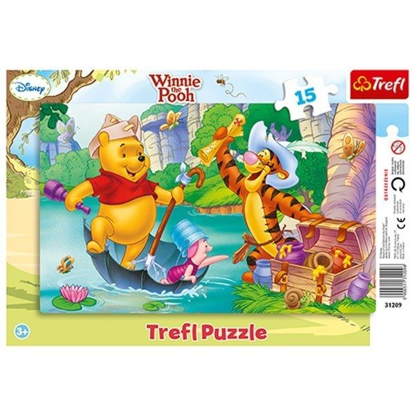 Puzzle Winnie the Pooh Lov na blago