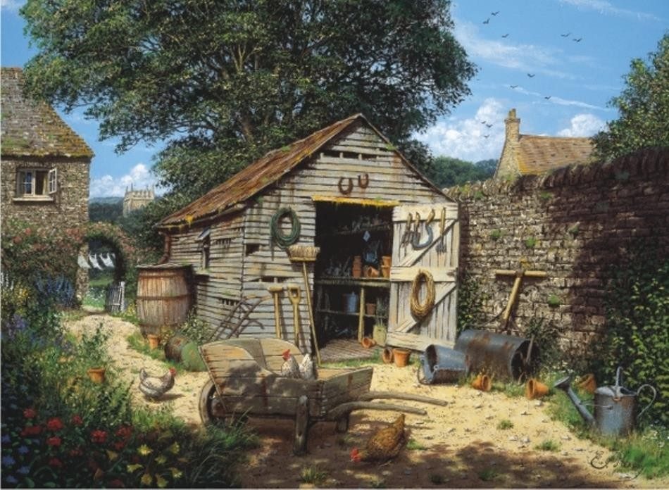Puzzle Potting Shed