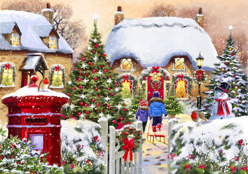 Puzzle Winter Cottage