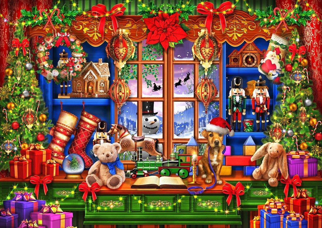 Puzzle Ciro Marchetti: Régi karácsonyi bolt