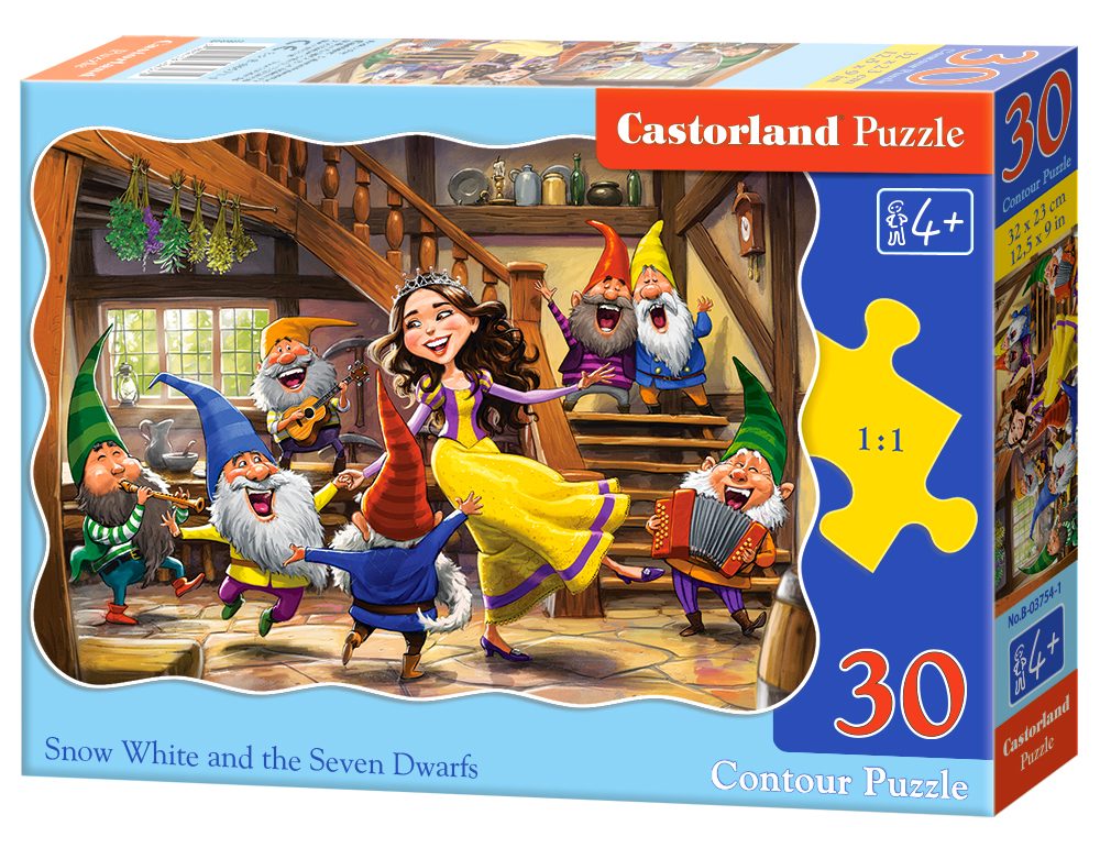 Puzzle Snow White and the Seven Dwarfs 30 pieces