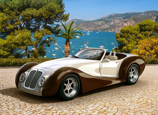 Puzzle Roadster na Riviera