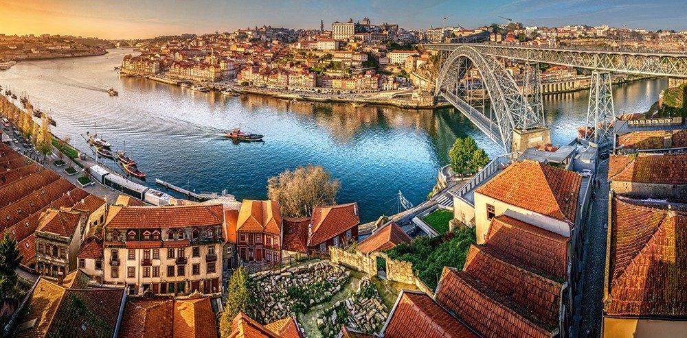 Puzzle Die letzte Sonne in Porto