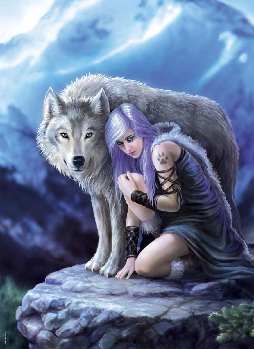 Puzzle Anne Stokes: Beskytter