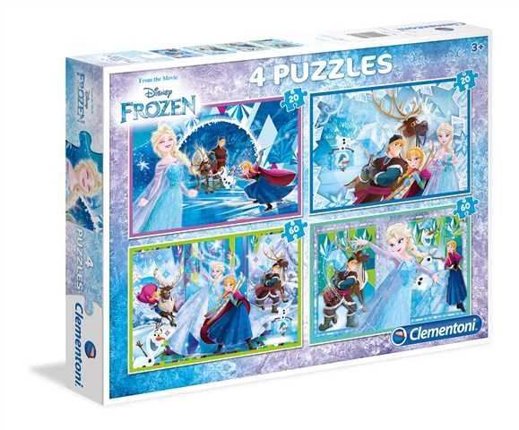 Puzzle 2x20 și 2x60 Frozen