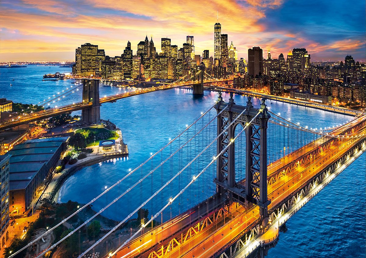 Puzzle Brooklynský most, New York