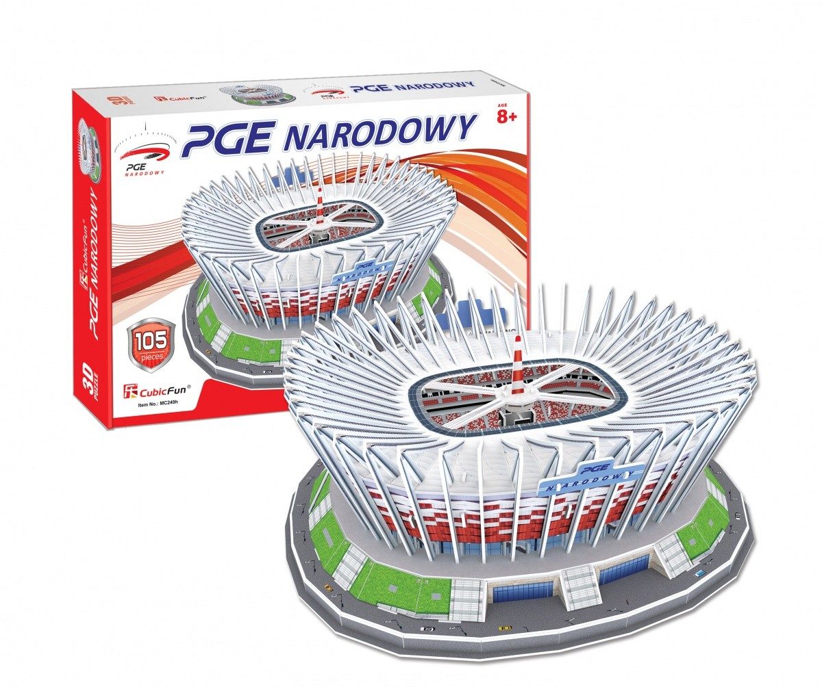 Puzzle Stade national, Pologne 3D
