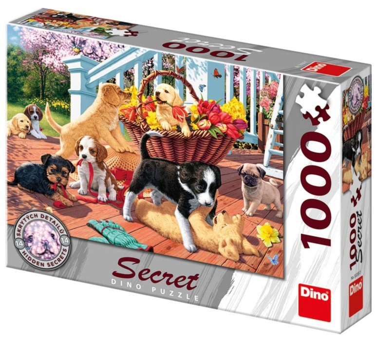 Puzzle Kolekcia Secret: Šteňatá