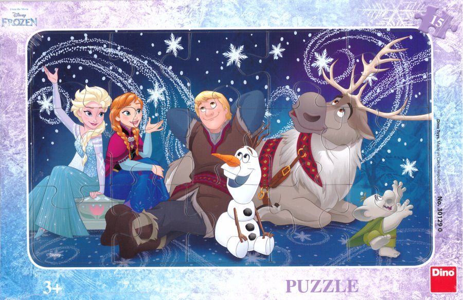 Puzzle Frozen: Snehové vločky