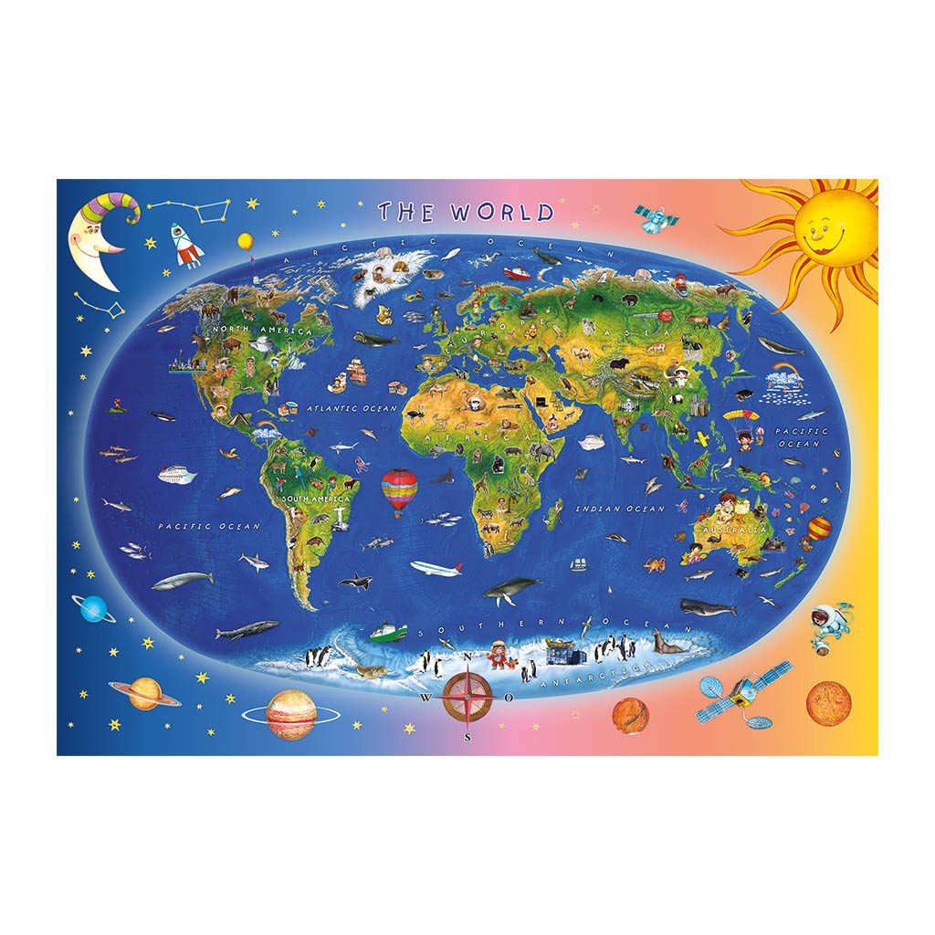 Puzzle Detská mapa 300 XL