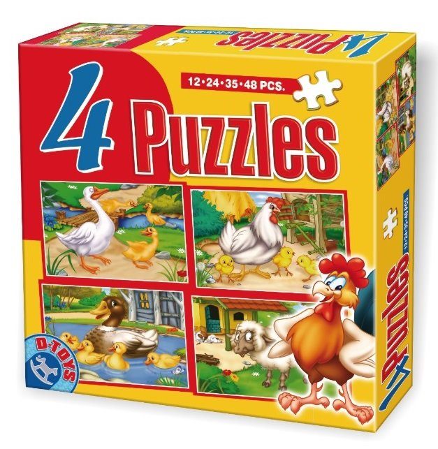 Puzzle 4v1 Huisdieren toegestaan