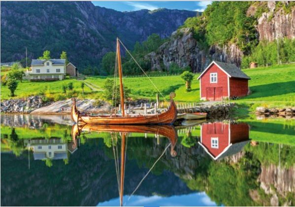 Puzzle Vikingská loď