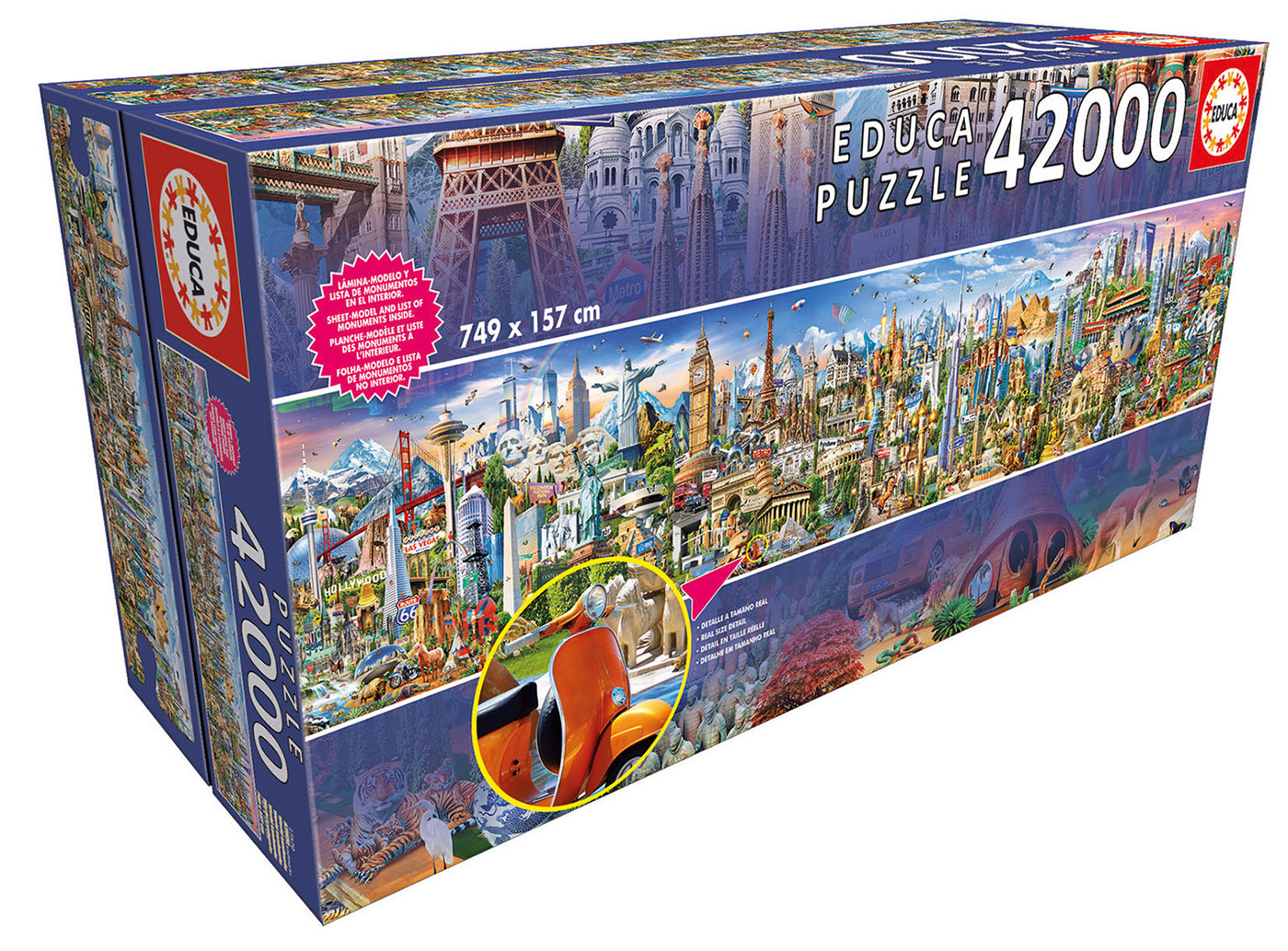 Puzzle Um die Welt