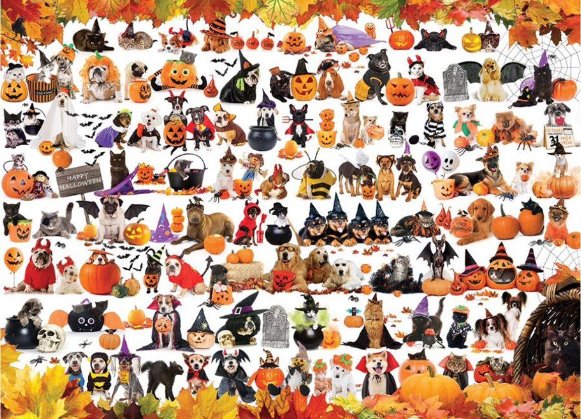 Puzzle Halloween Pets