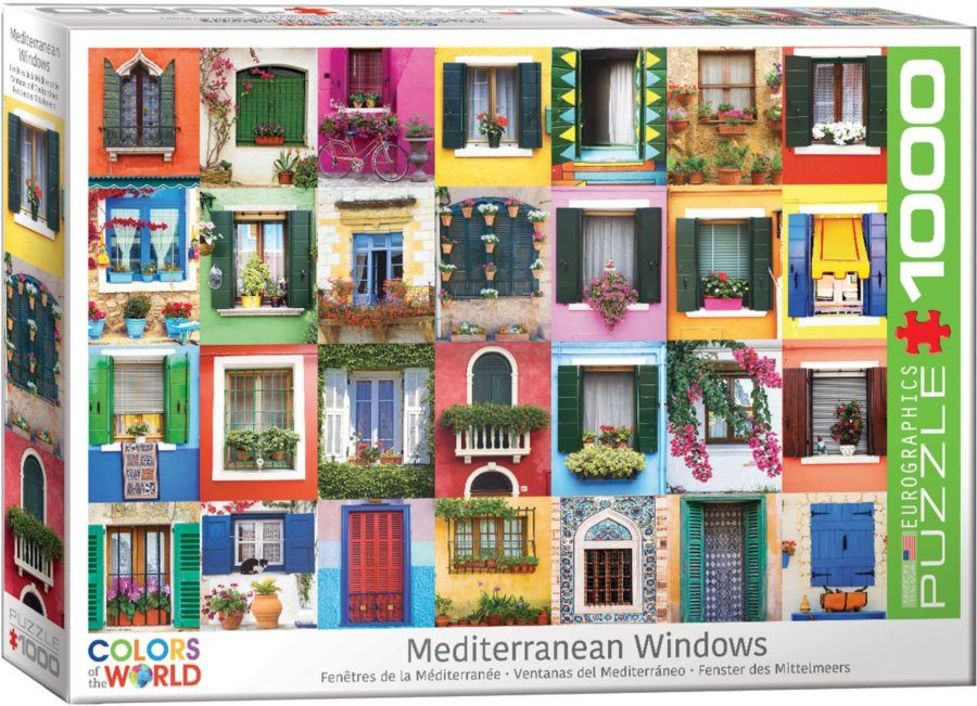 Puzzle Mediterrán ablakok