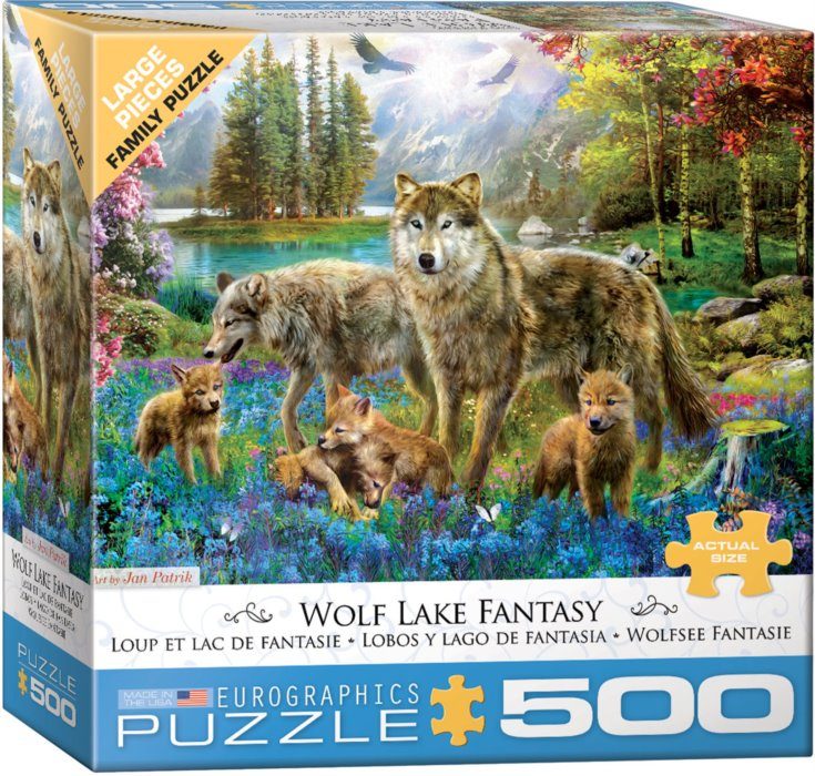 Puzzle Krasny: Wolf Lake Fantasy XL