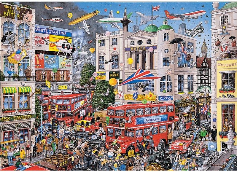 Puzzle Mike Jupp: Amo Londra