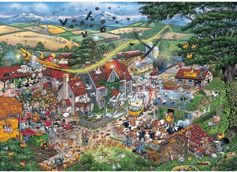 Puzzle Mike Jupp: Obožujem kmetijsko dvorišče