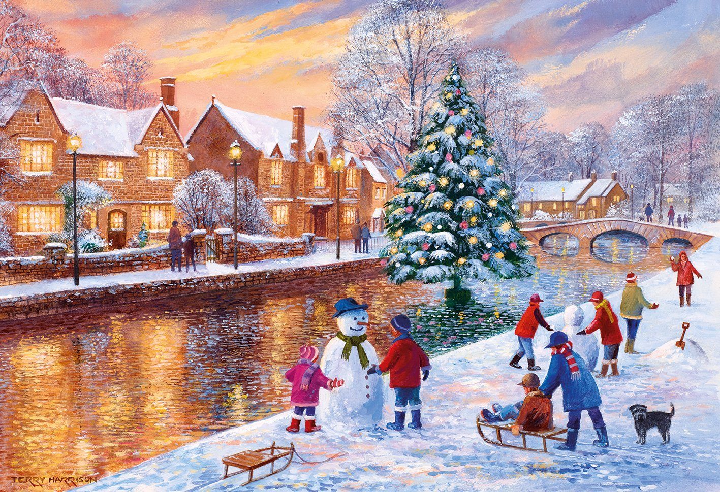 Puzzle Bourton at Christmas