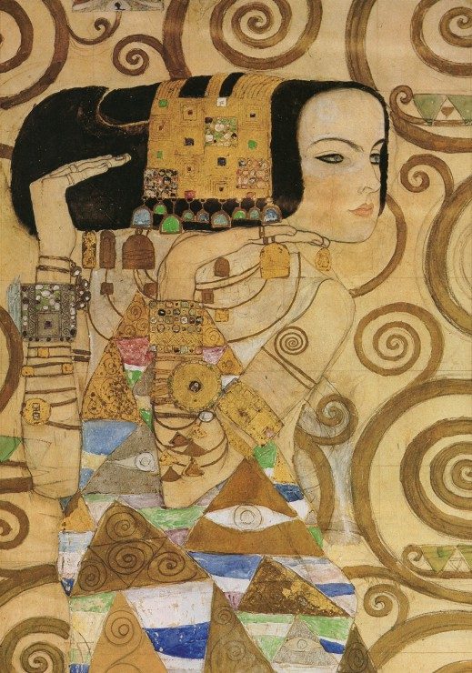 Puzzle Gustav Klimt: Žena z analýzy stromu života
