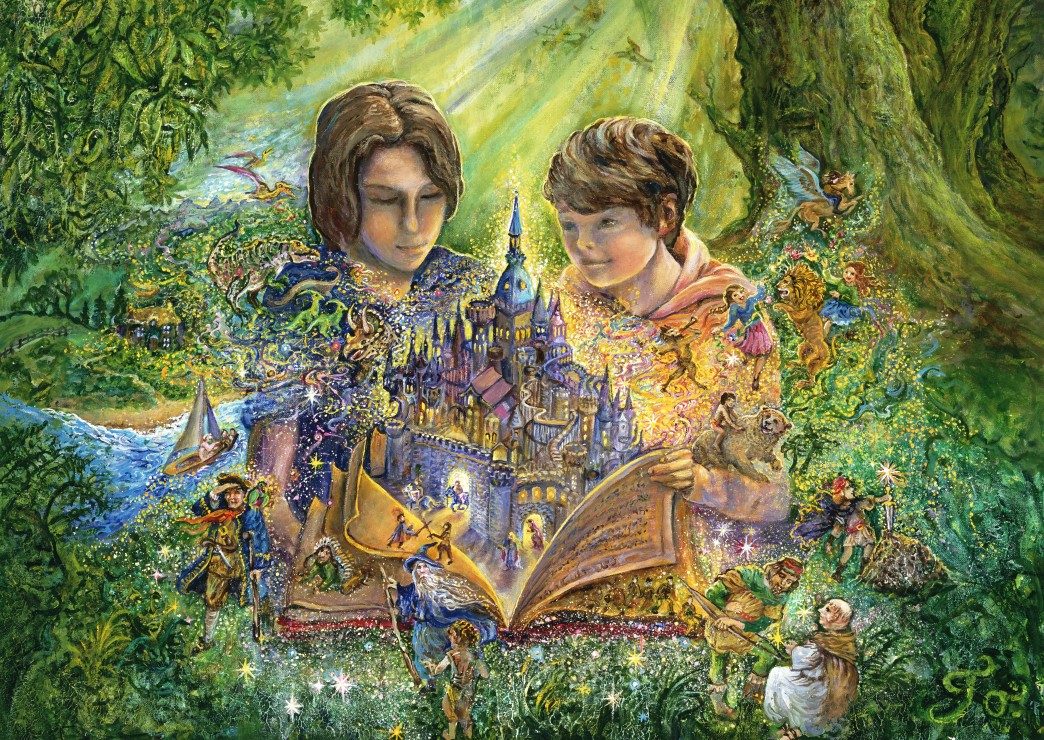 Puzzle Josephine Wall: Magisches Geschichtenbuch