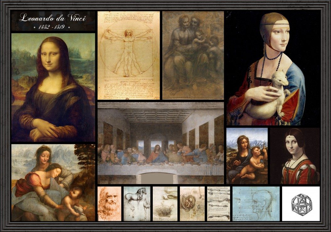 Puzzle Leonardo da Vinci: Collage