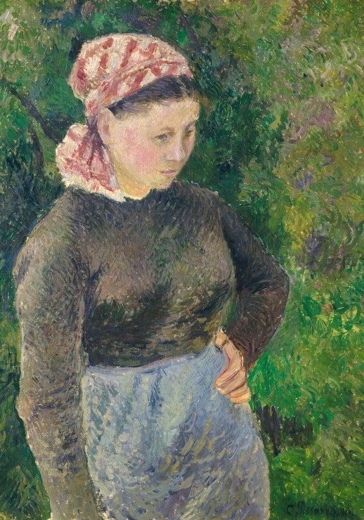 Puzzle Camille Pissarro: Sedliacka žena
