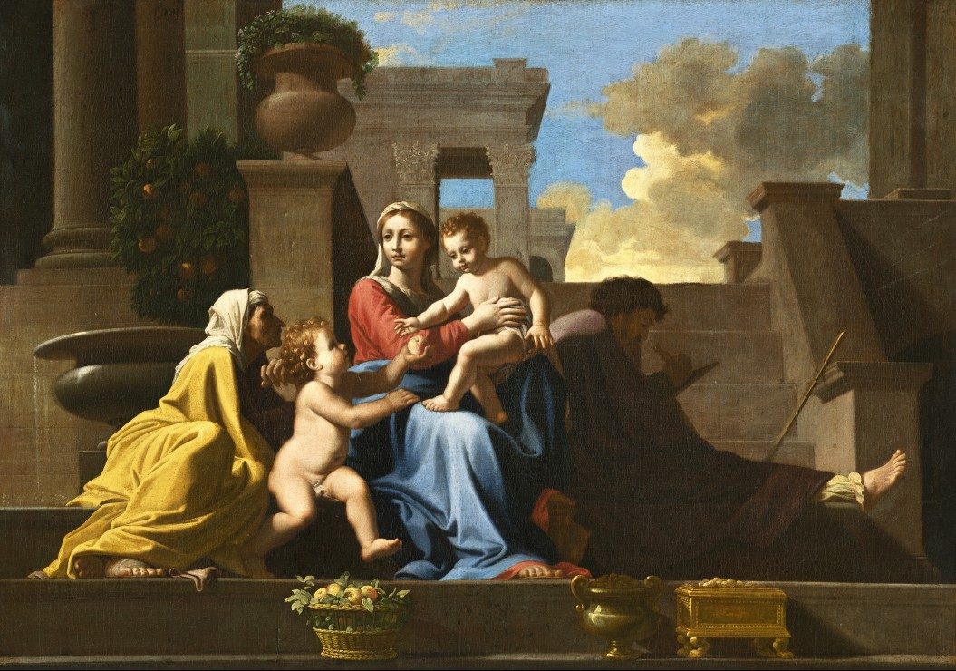 Puzzle Poussin: The Holy Family on the Steps
