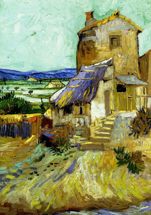 Puzzle Vincent van Gogh: Starý mlýn