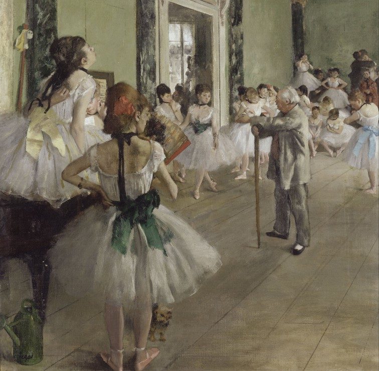 Puzzle Edgar Degas: Na satovima plesa