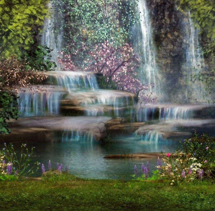 Puzzle Enchanting Waterfall