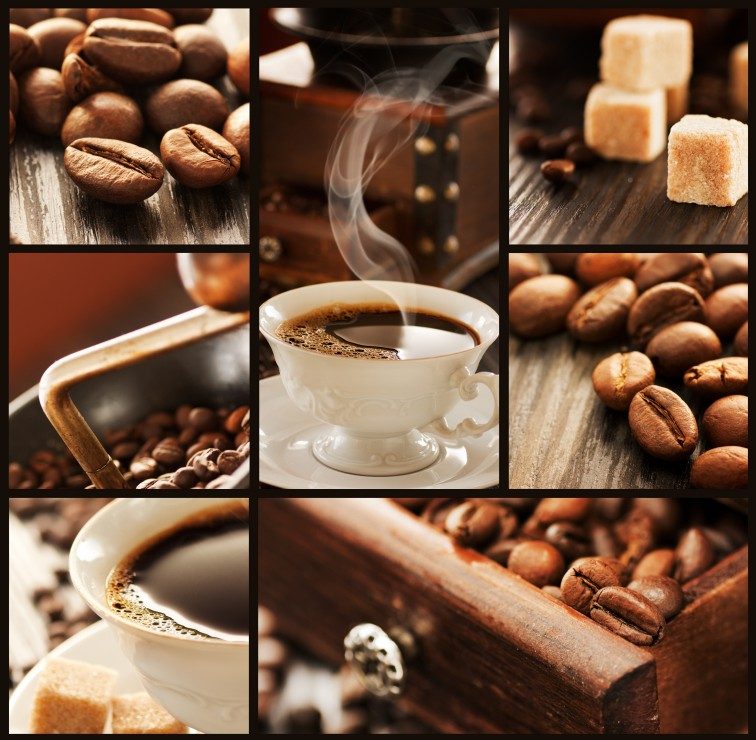 Puzzle Kaffe collage