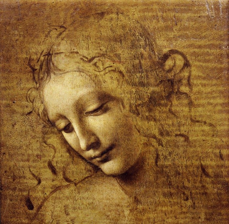 Puzzle Leonardo da Vinci: Egy nő feje - Giovane Fanciulla 