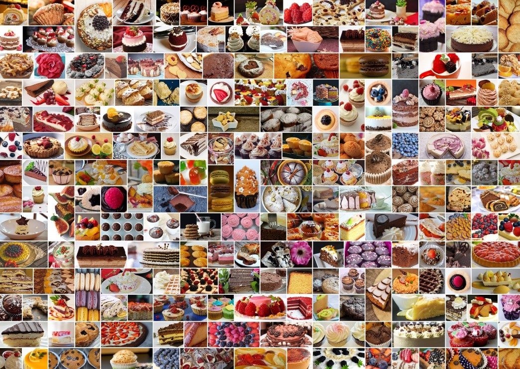 Puzzle Collage: gâteau