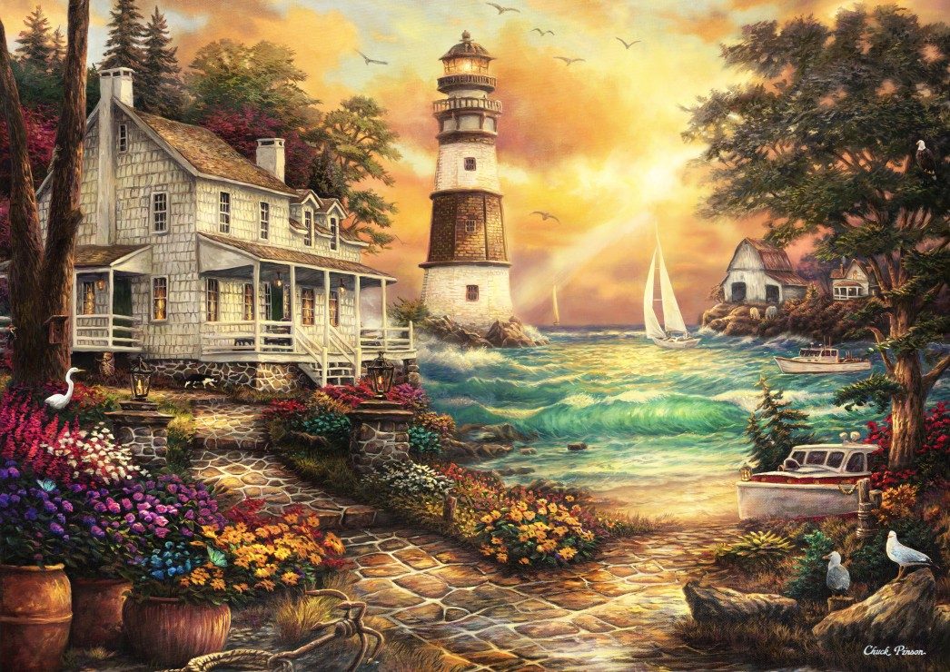 Puzzle Pinson: Cottage by the Sea
