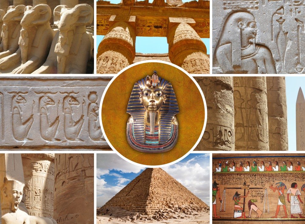 Puzzle Ägypten Collage