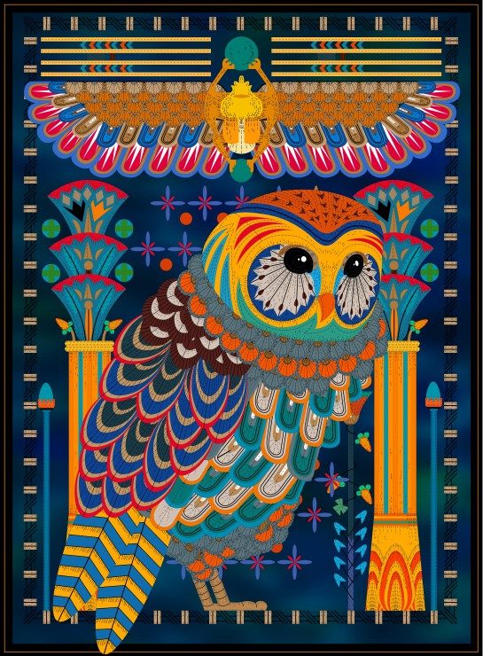 Puzzle Egyptian owl