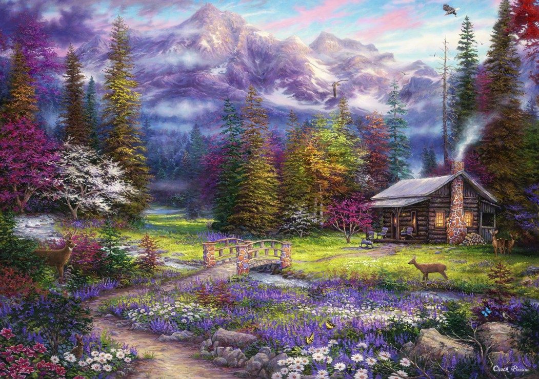 Puzzle Chuck Pinson: Inspiration of Spring Meadows