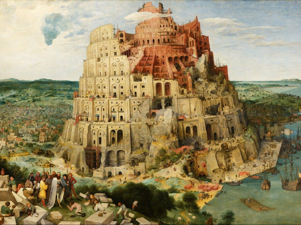 Puzzle Jan Bruegel: Babilonska kula