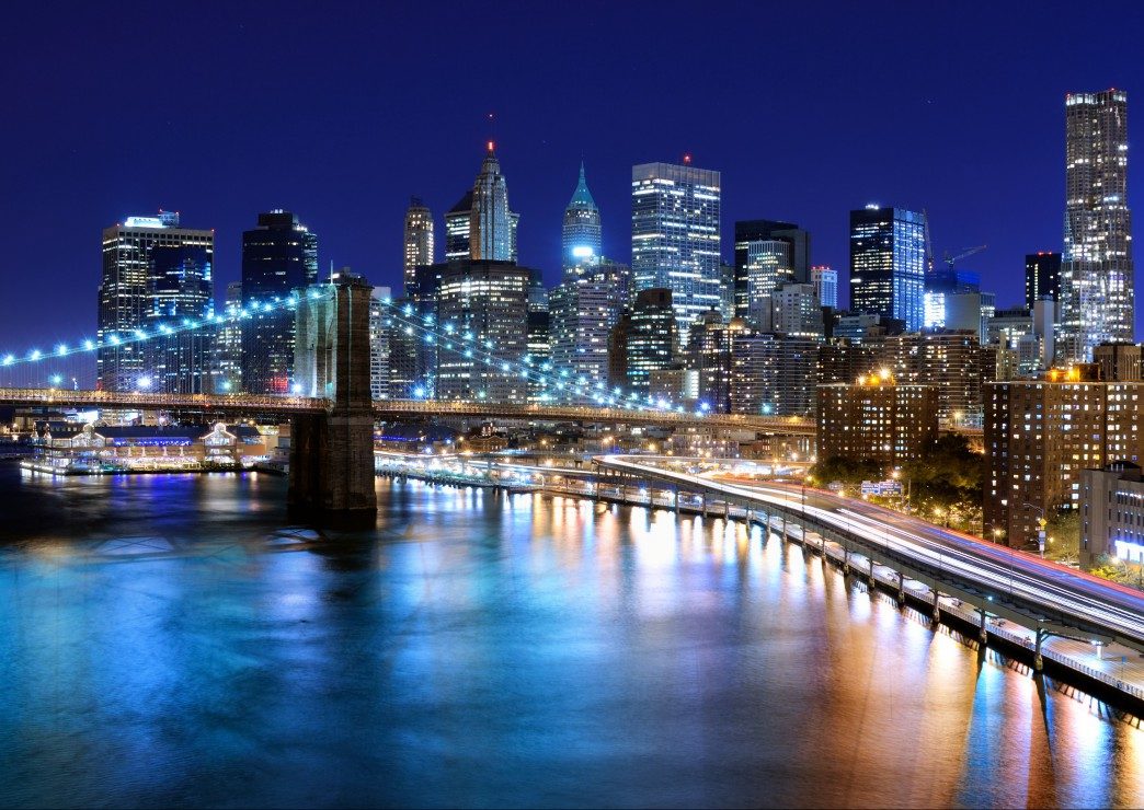 Puzzle New York v noci