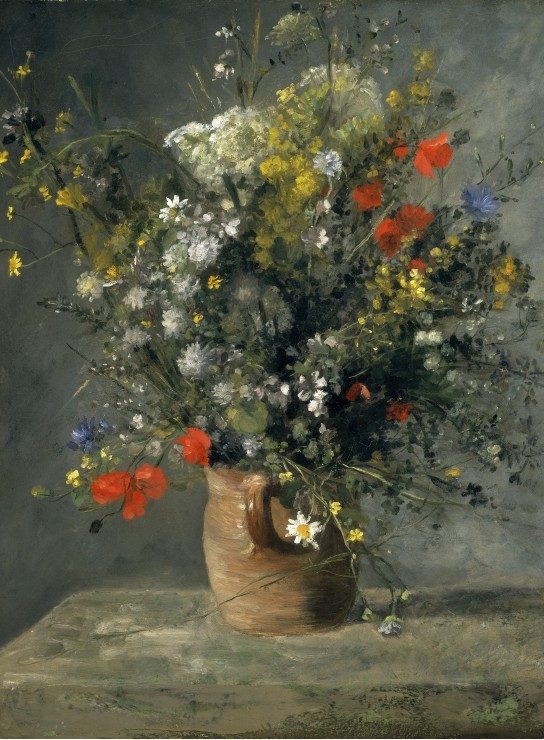 Puzzle Pierre Auguste Renoir: Blumen in einer Vase