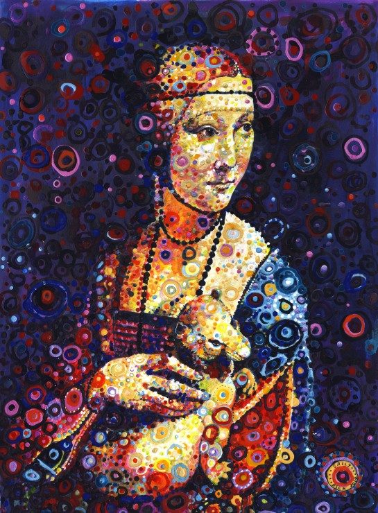 Puzzle Sally Rich: Dama cu un hermina, Leonardo da Vinci