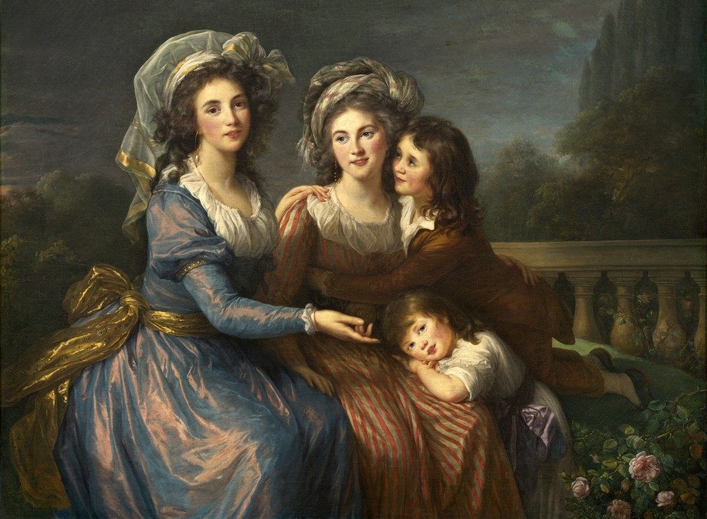 Puzzle The Marquise de Pezay, and the Marquise de Rougé with her Sons Alexi