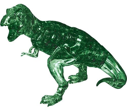 Puzzle Tyranosaurus zelený