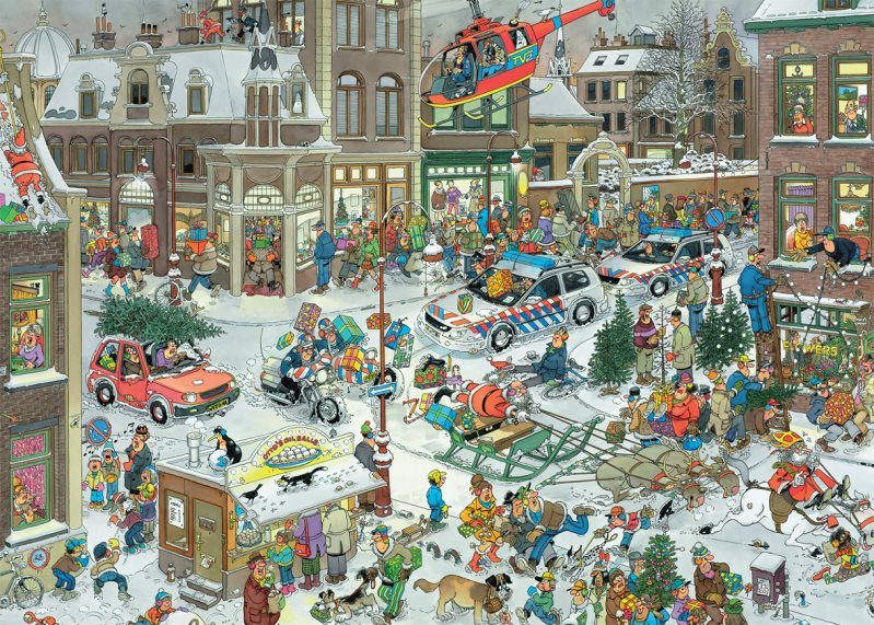 Puzzle Jan van Haasteren: Vianoce