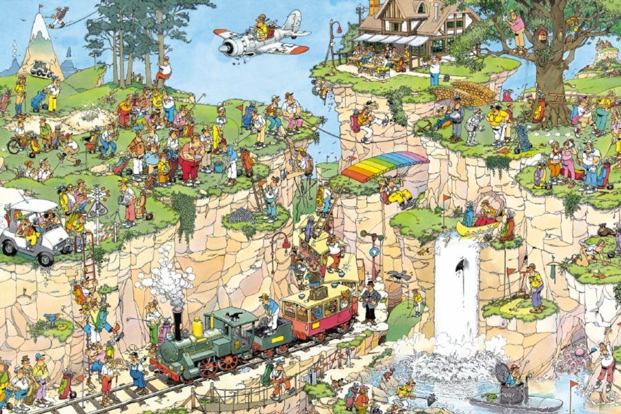 Puzzle Jan van Haasteren: O campo de golfe