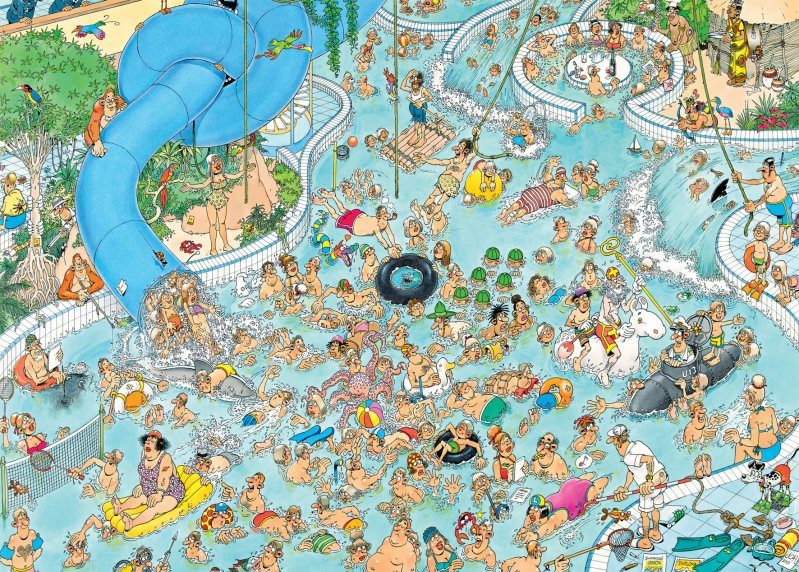 Puzzle Jan van Haasteren: Whacky water world