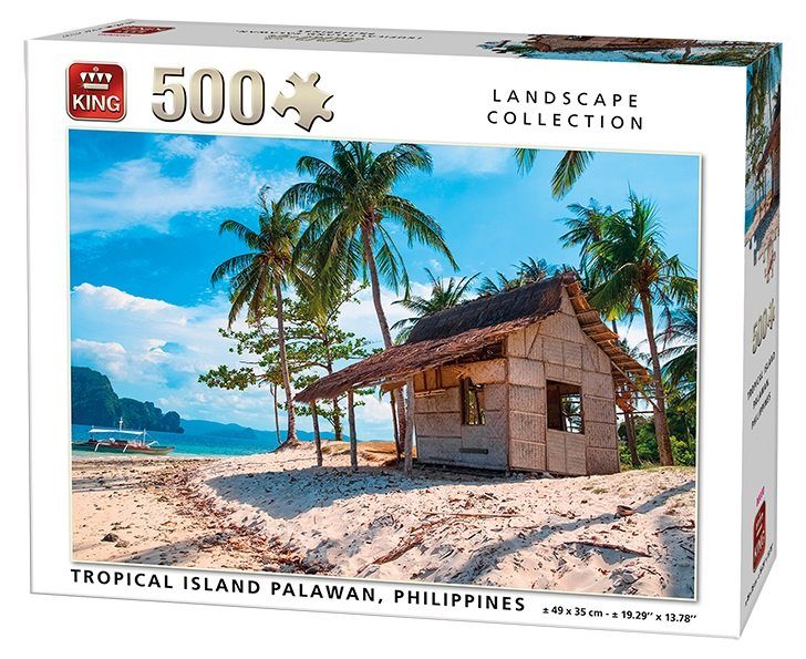 Puzzle Tropical Island Palawan, Filipinas